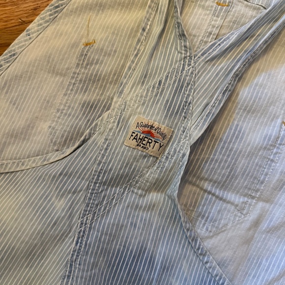 FAHERTY Railroad Stripe Tie-dye Overalls - Size M - Pristine Condition - Picture 6 of 6